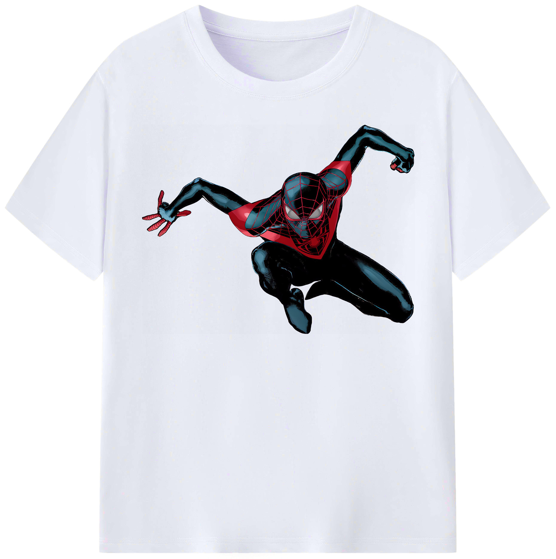 （画像用） Spider Man スパイダーマン レディースカジュアルプリントTシャツ（綿100％）