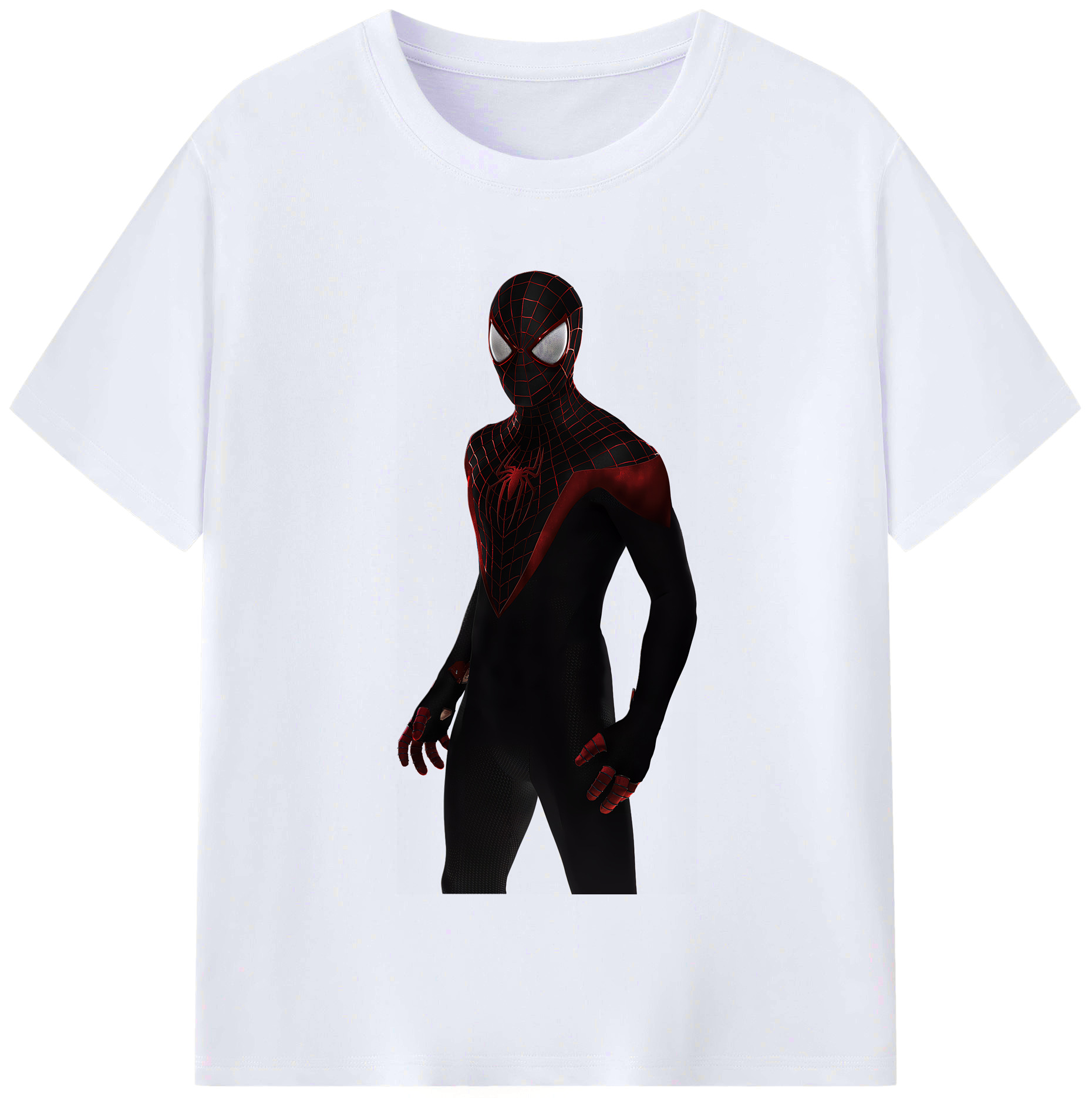 （画像用） Spider Man スパイダーマン レディースカジュアルプリントTシャツ（綿100％）