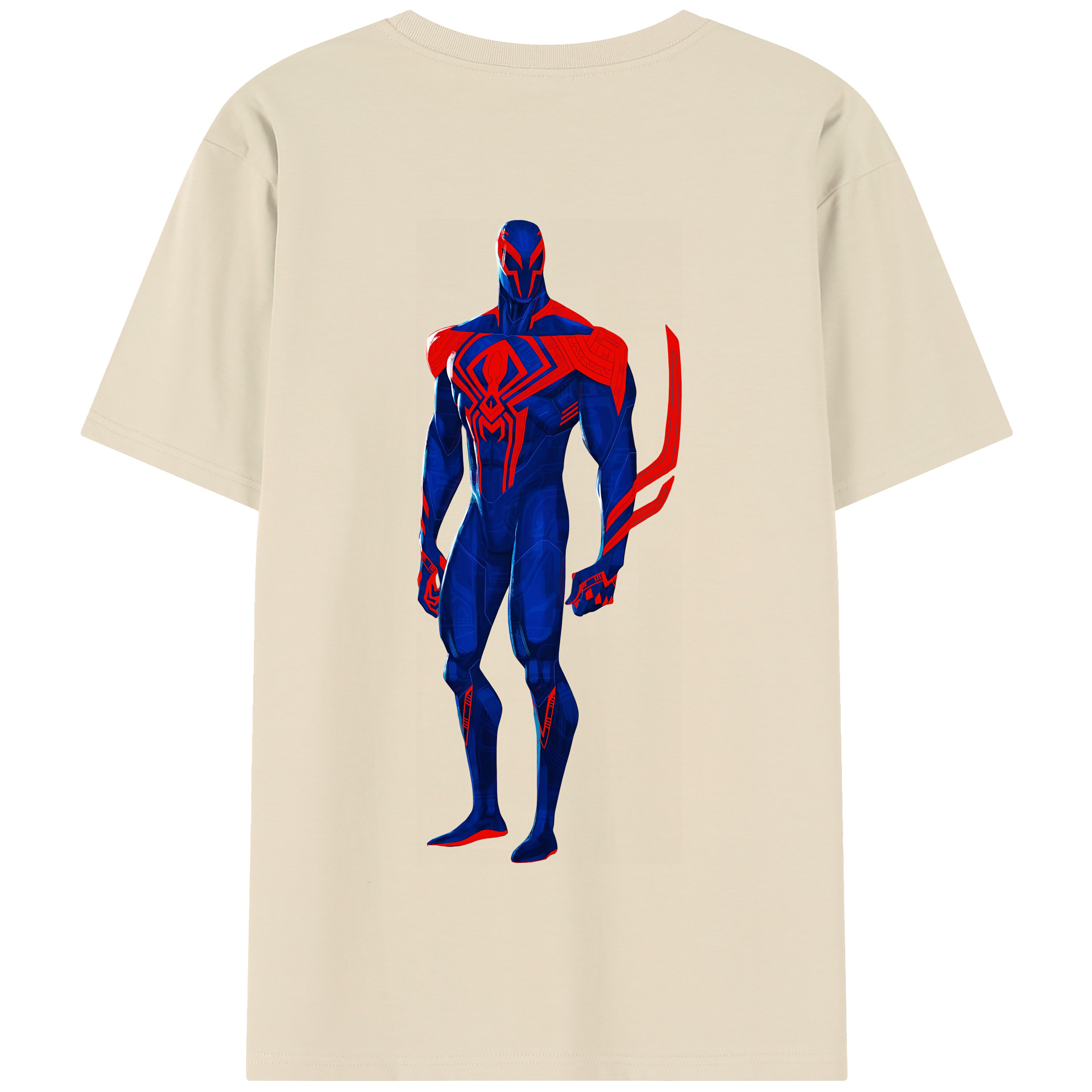 Spider Man スパイダーマン 綿100％半袖Tシャツ（背面プリント）