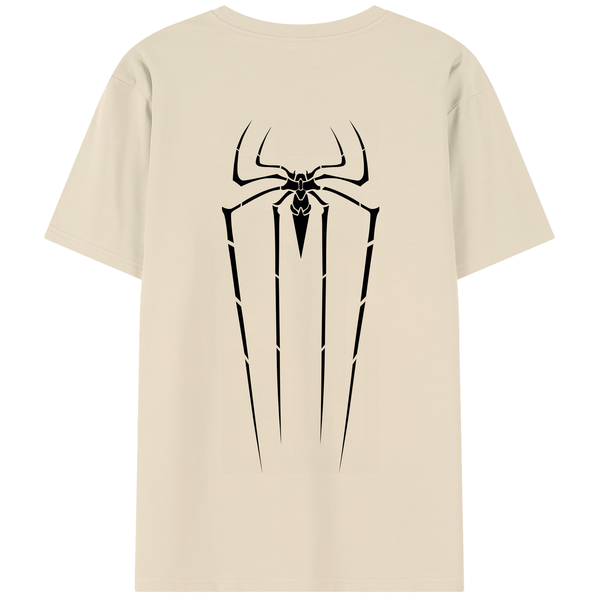 （画像用） Spider Man スパイダーマン 綿100％半袖Tシャツ（背面プリント）