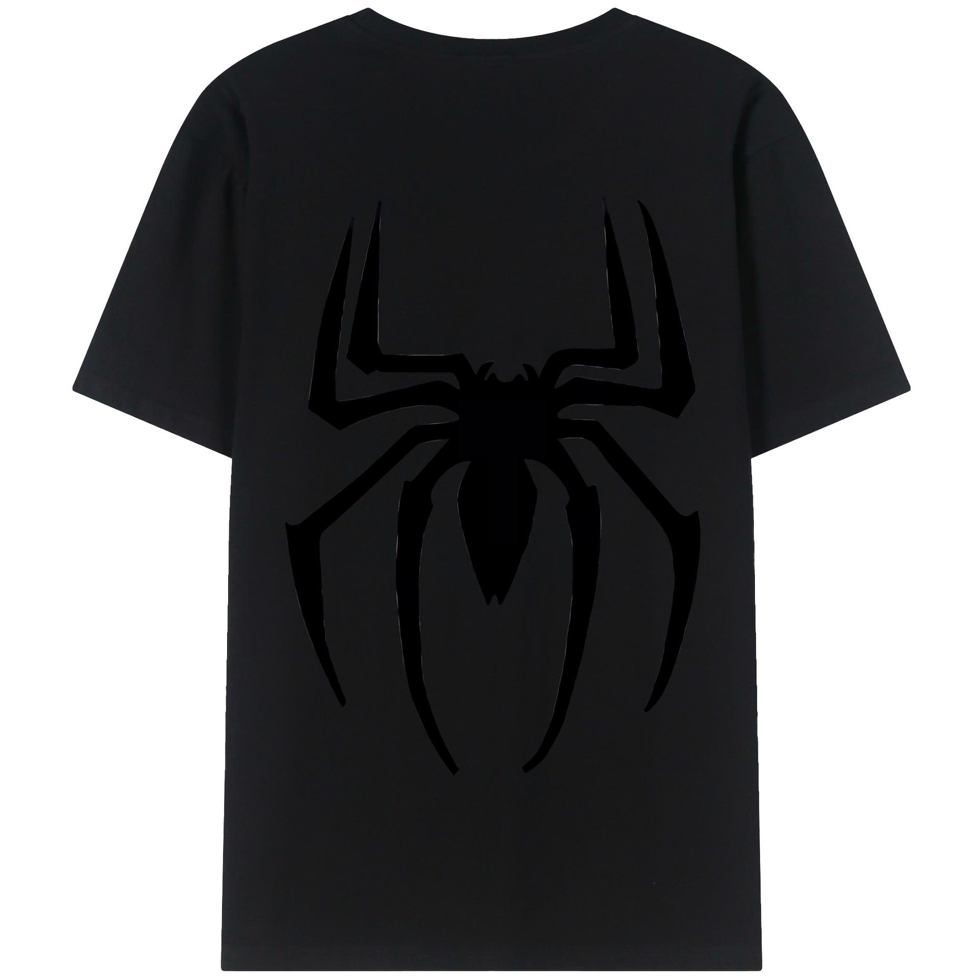 （画像用） Spider Man スパイダーマン 綿100％半袖Tシャツ（背面プリント）