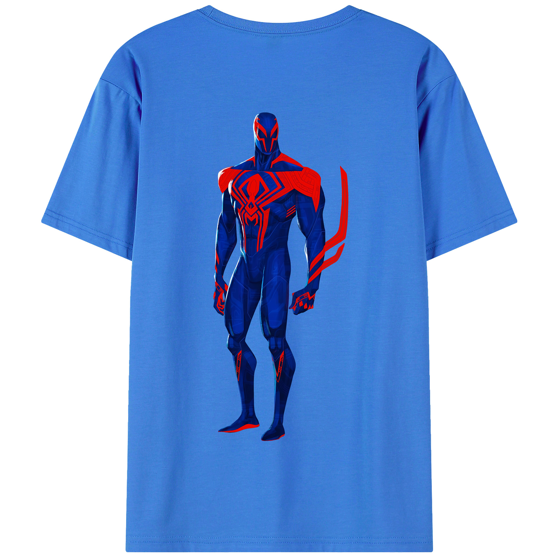 Spider Man スパイダーマン 綿100％半袖Tシャツ（背面プリント）