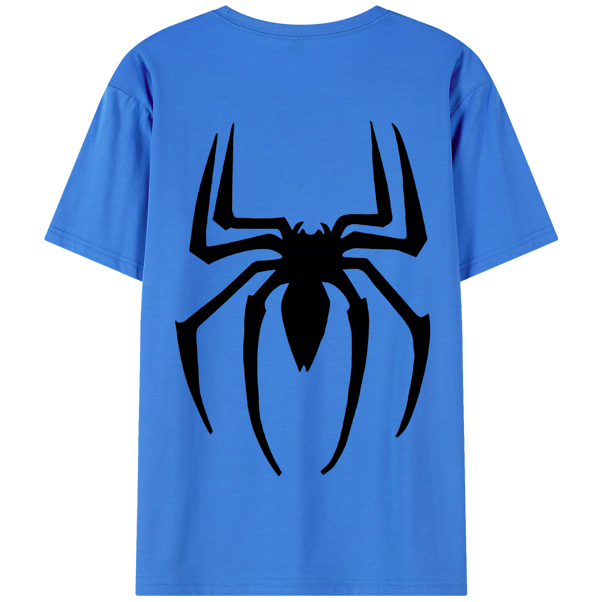 （画像用） Spider Man スパイダーマン 綿100％半袖Tシャツ（背面プリント）