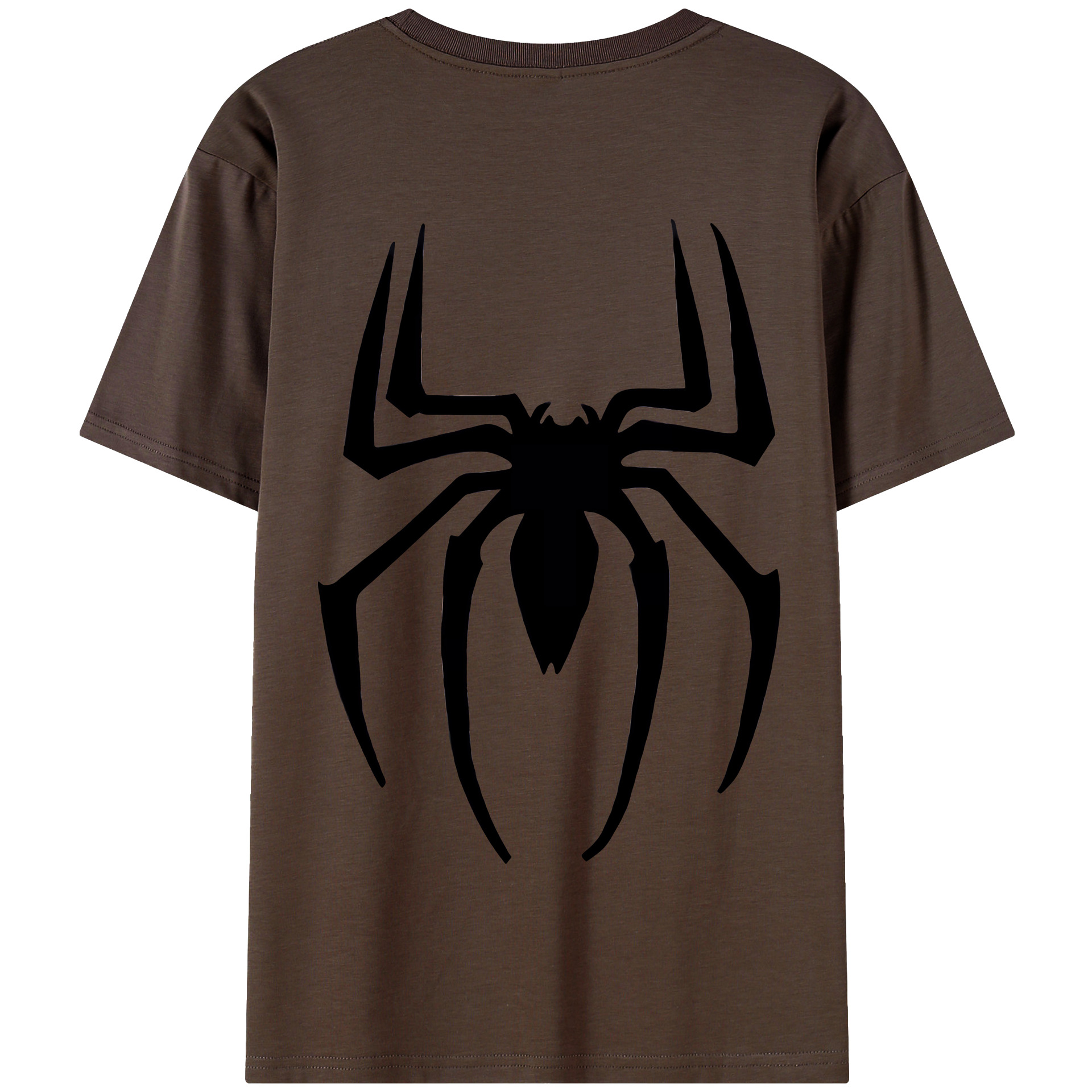 （画像用） Spider Man スパイダーマン 綿100％半袖Tシャツ（背面プリント）