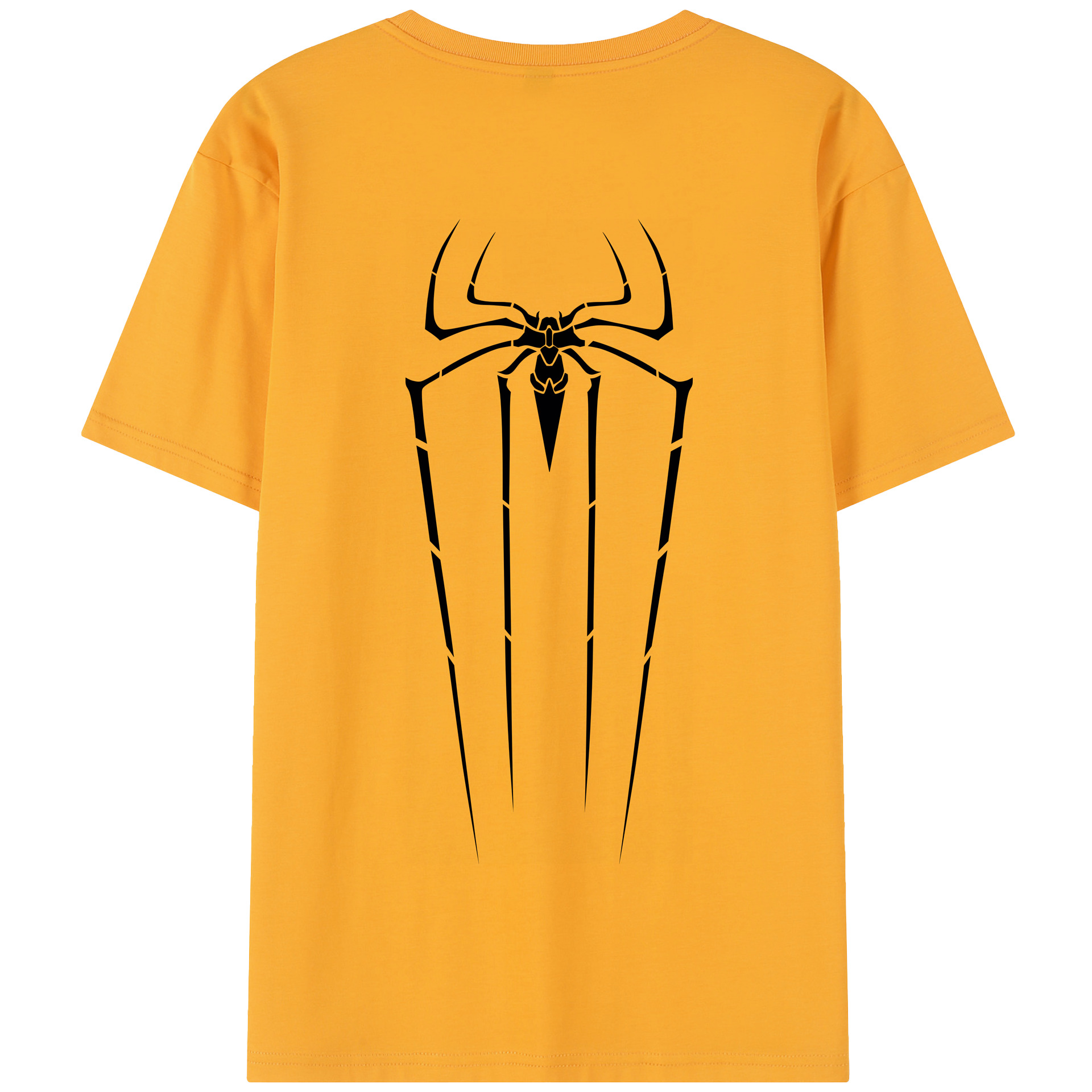 （画像用） Spider Man スパイダーマン 綿100％半袖Tシャツ（背面プリント）