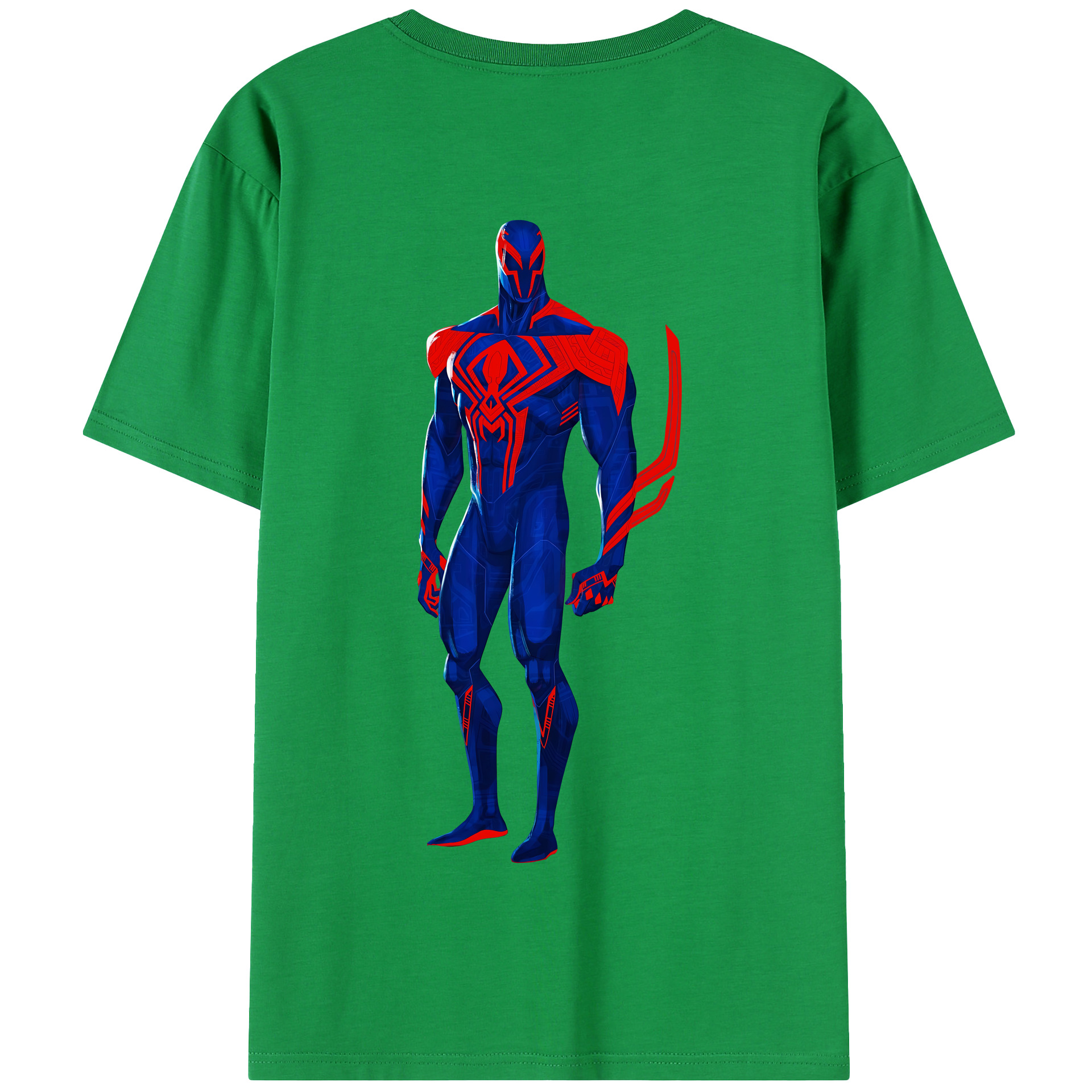 Spider Man スパイダーマン 綿100％半袖Tシャツ（背面プリント）