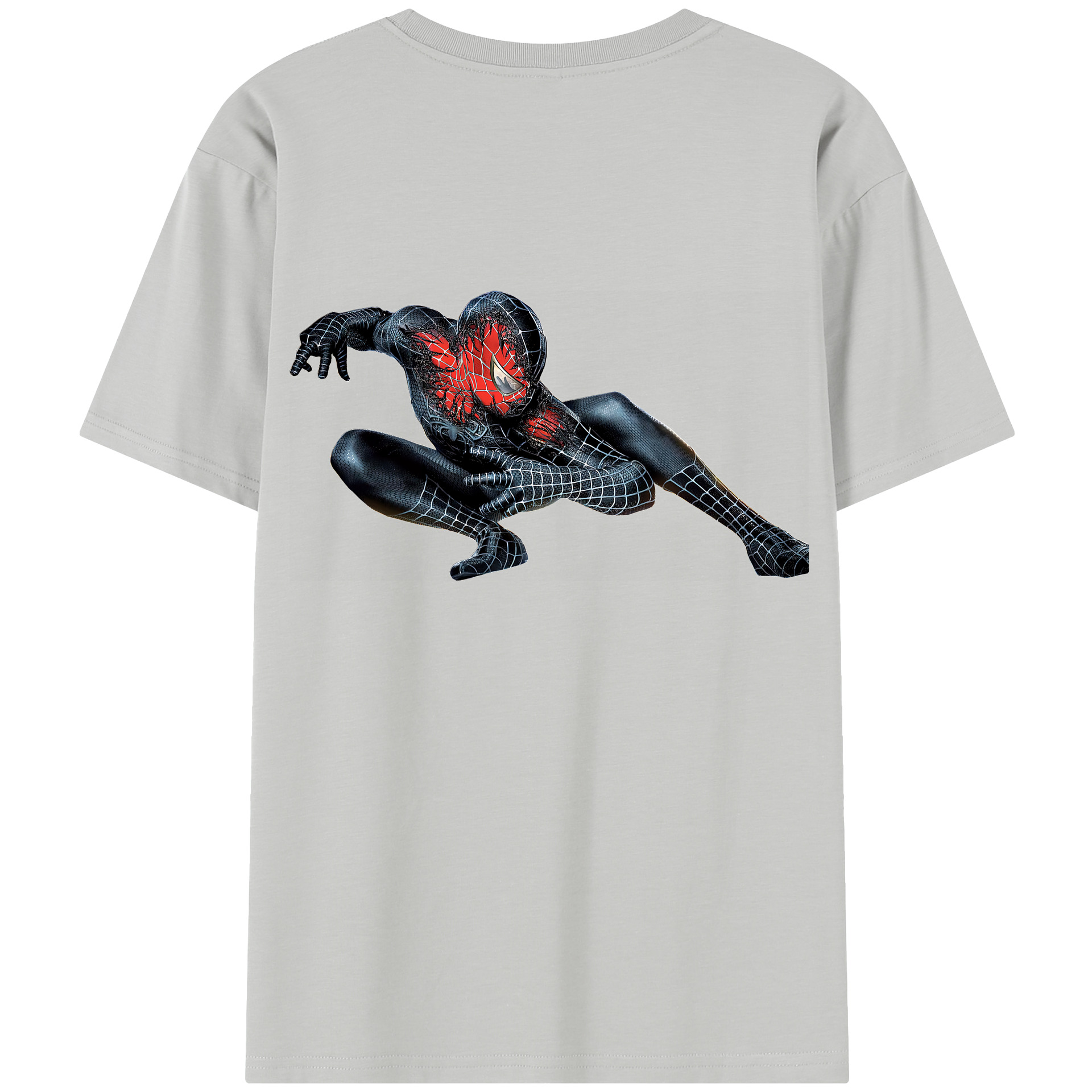（画像用） Spider Man スパイダーマン 綿100％半袖Tシャツ（背面プリント）