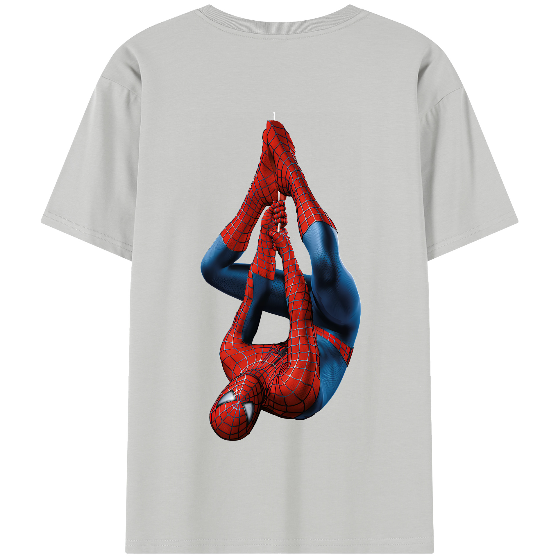 Spider Man スパイダーマン 綿100％半袖Tシャツ（背面プリント）