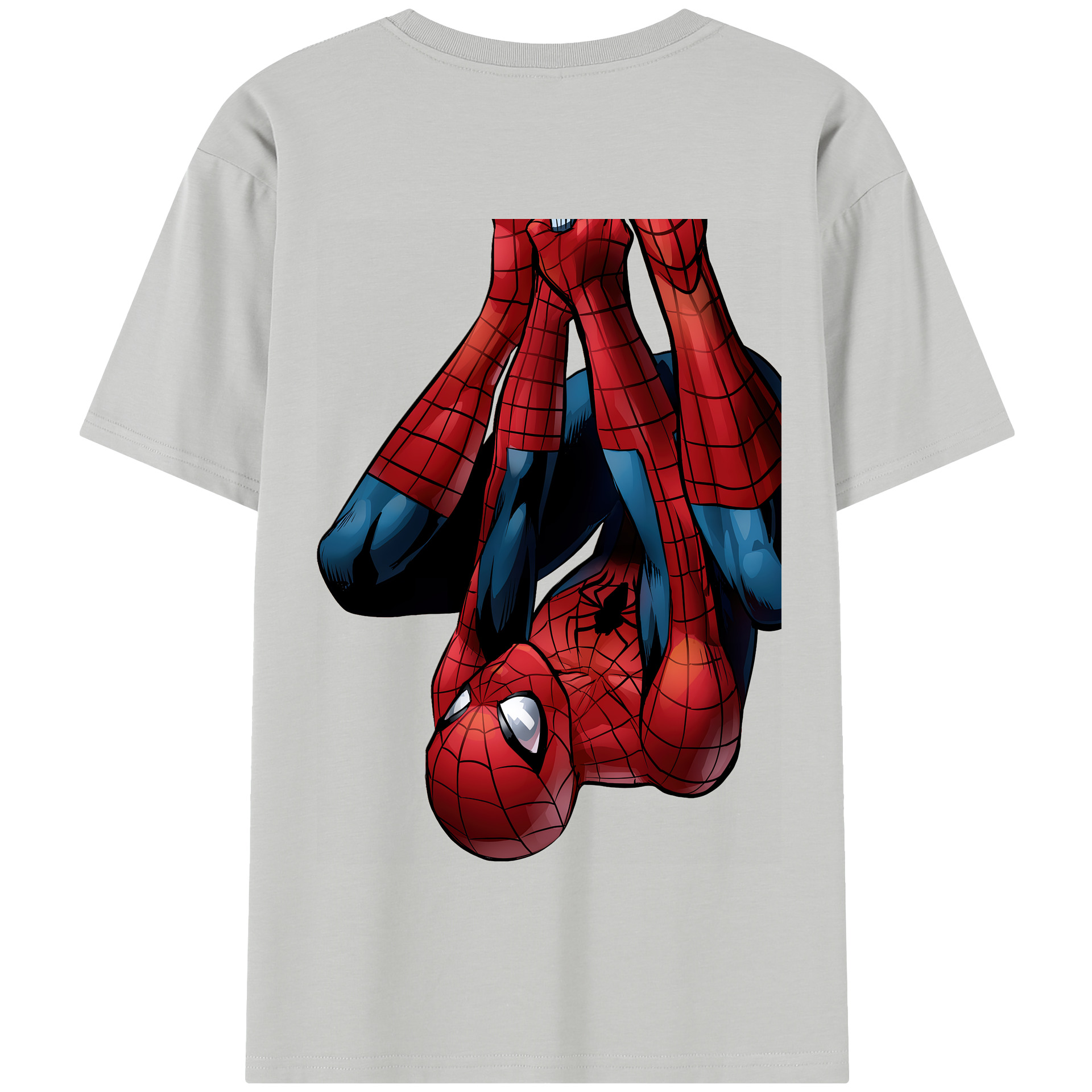 Spider Man スパイダーマン 綿100％半袖Tシャツ（背面プリント）