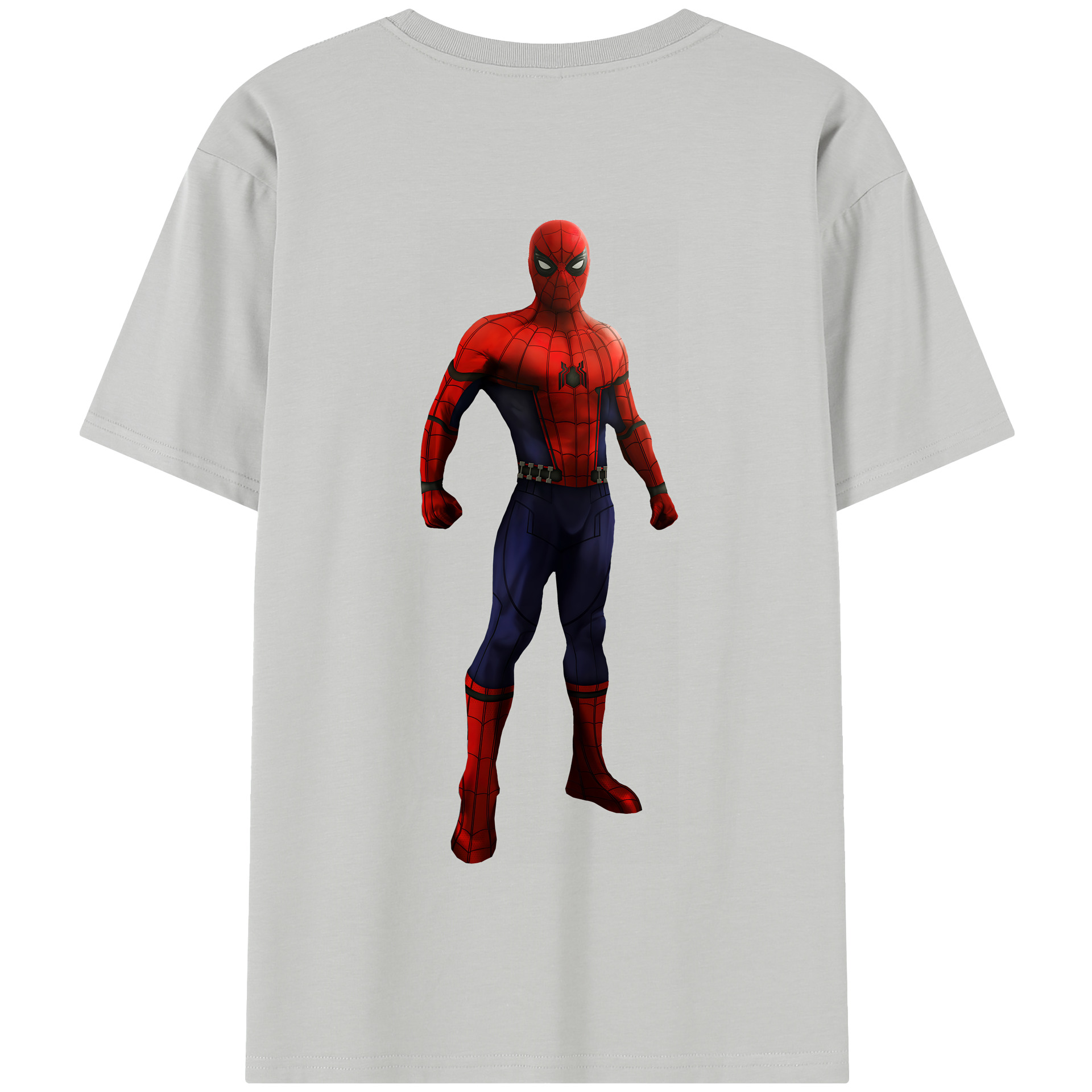 （画像用） Spider Man スパイダーマン 綿100％半袖Tシャツ（背面プリント）