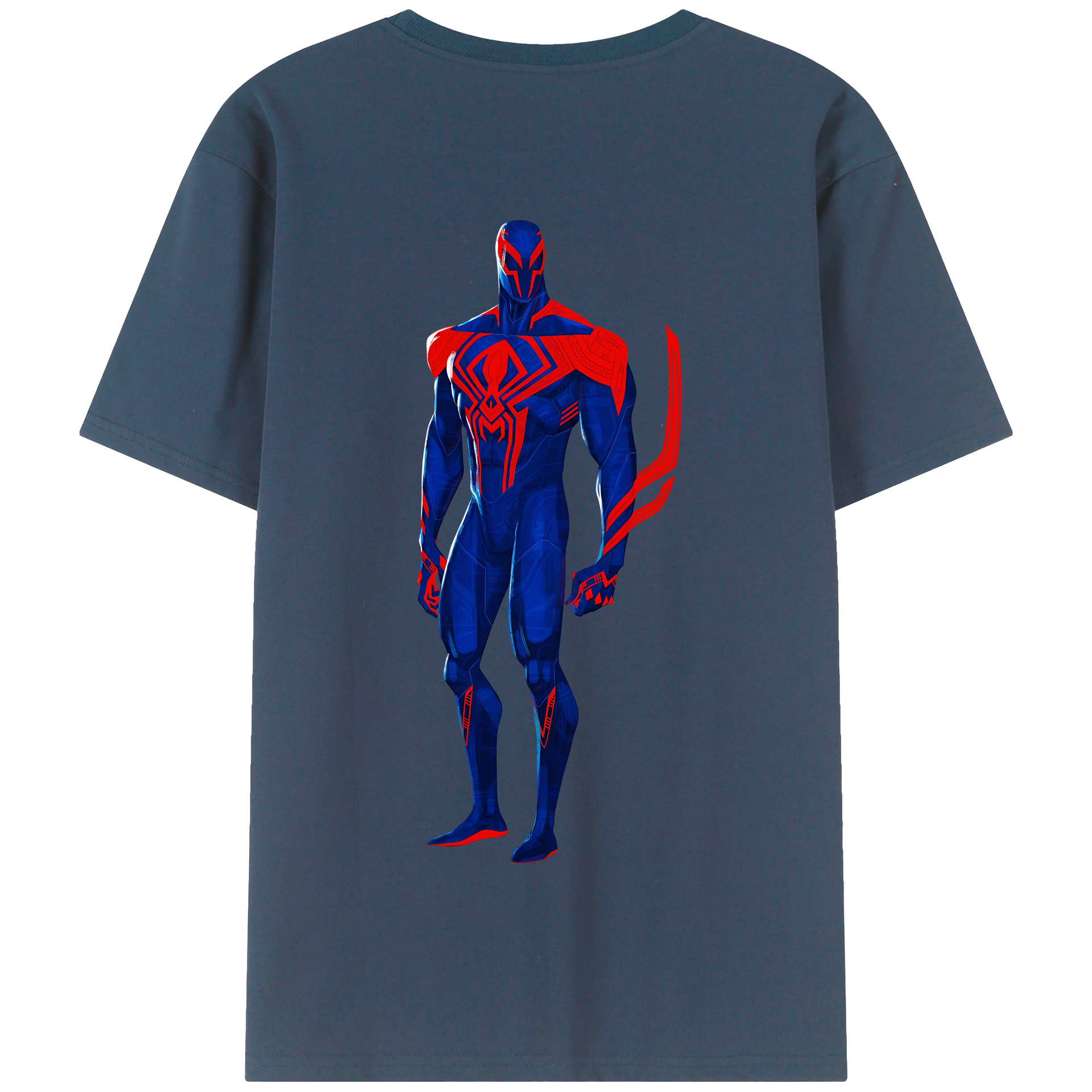 Spider Man スパイダーマン 綿100％半袖Tシャツ（背面プリント）
