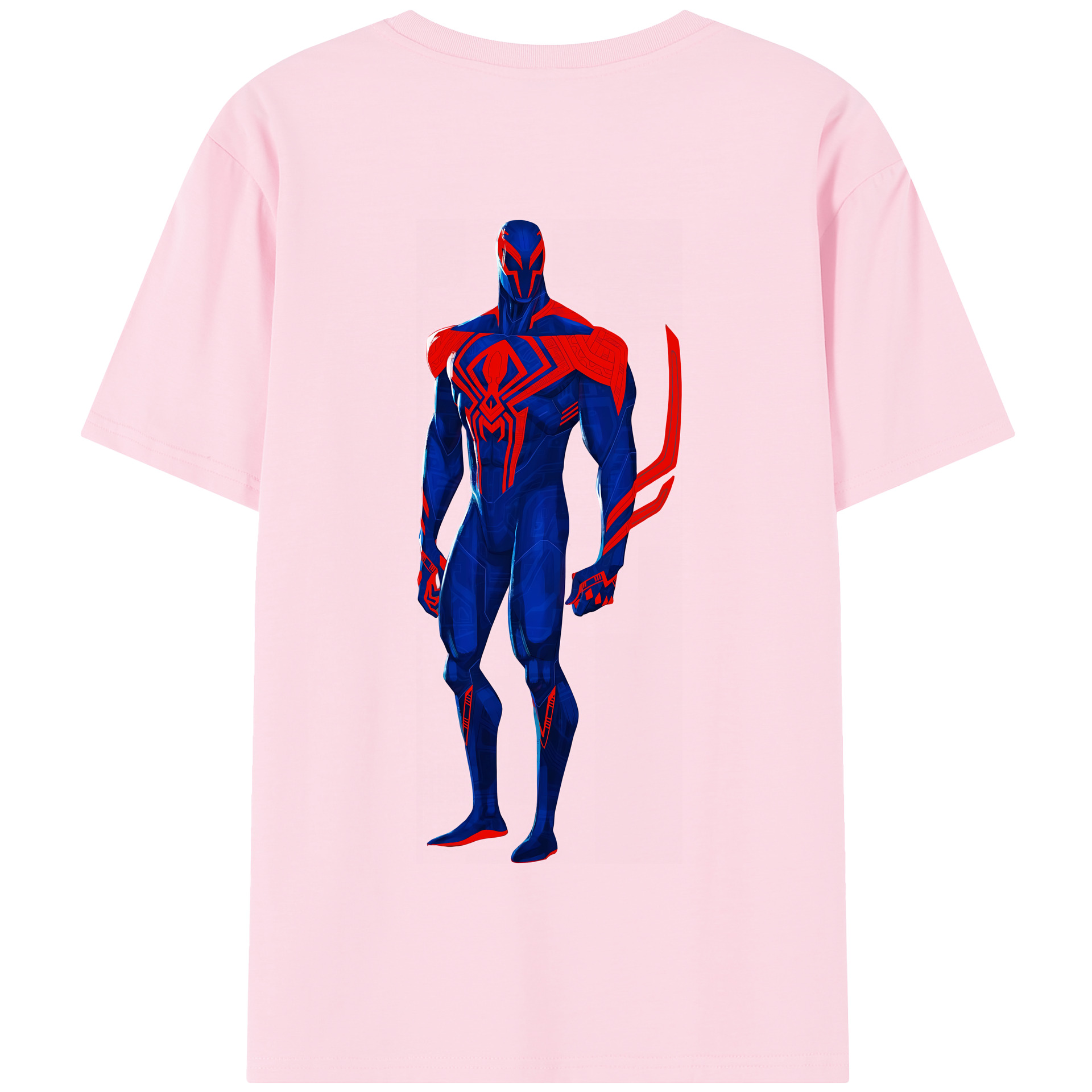 Spider Man スパイダーマン 綿100％半袖Tシャツ（背面プリント）