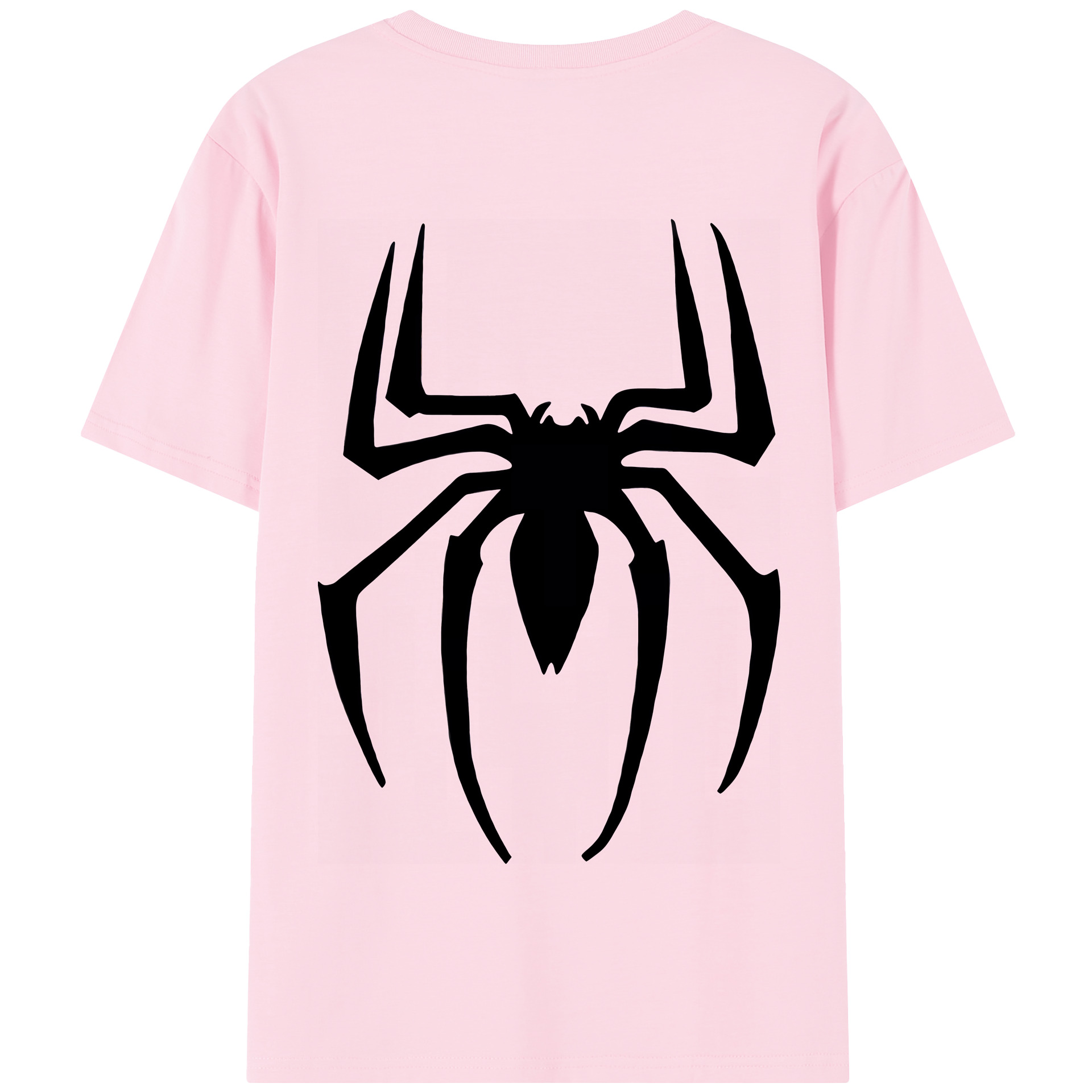 （画像用） Spider Man スパイダーマン 綿100％半袖Tシャツ（背面プリント）