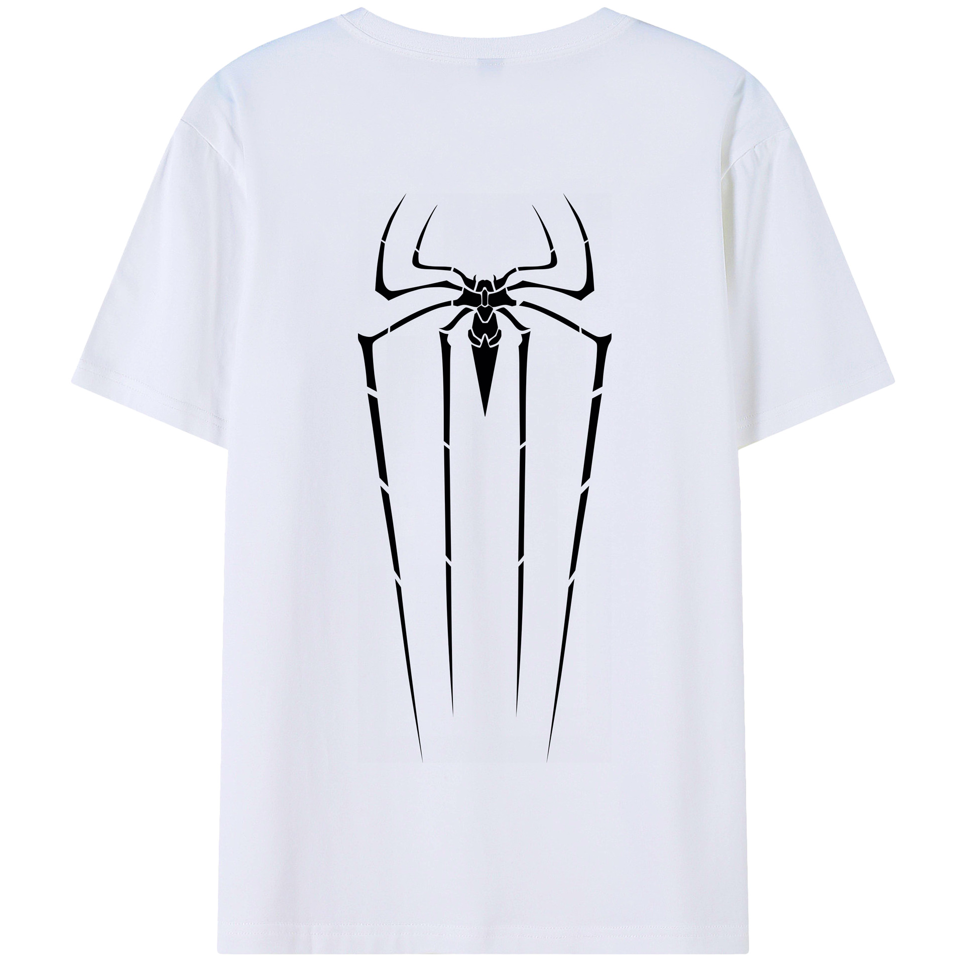 （画像用） Spider Man スパイダーマン 綿100％半袖Tシャツ（背面プリント）
