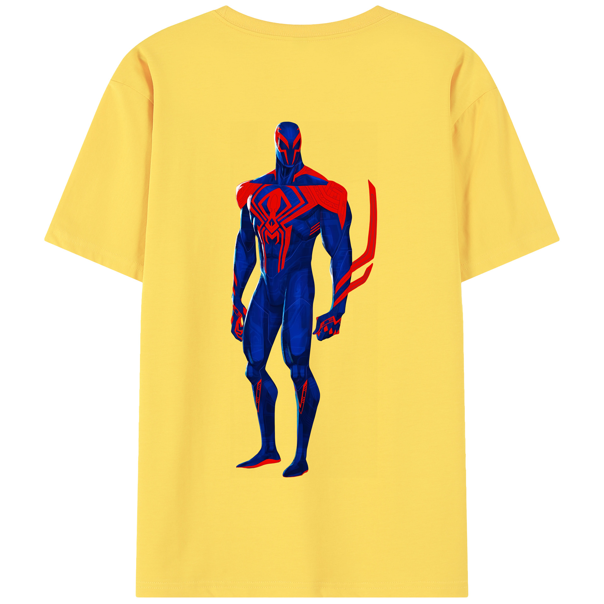 Spider Man スパイダーマン 綿100％半袖Tシャツ（背面プリント）