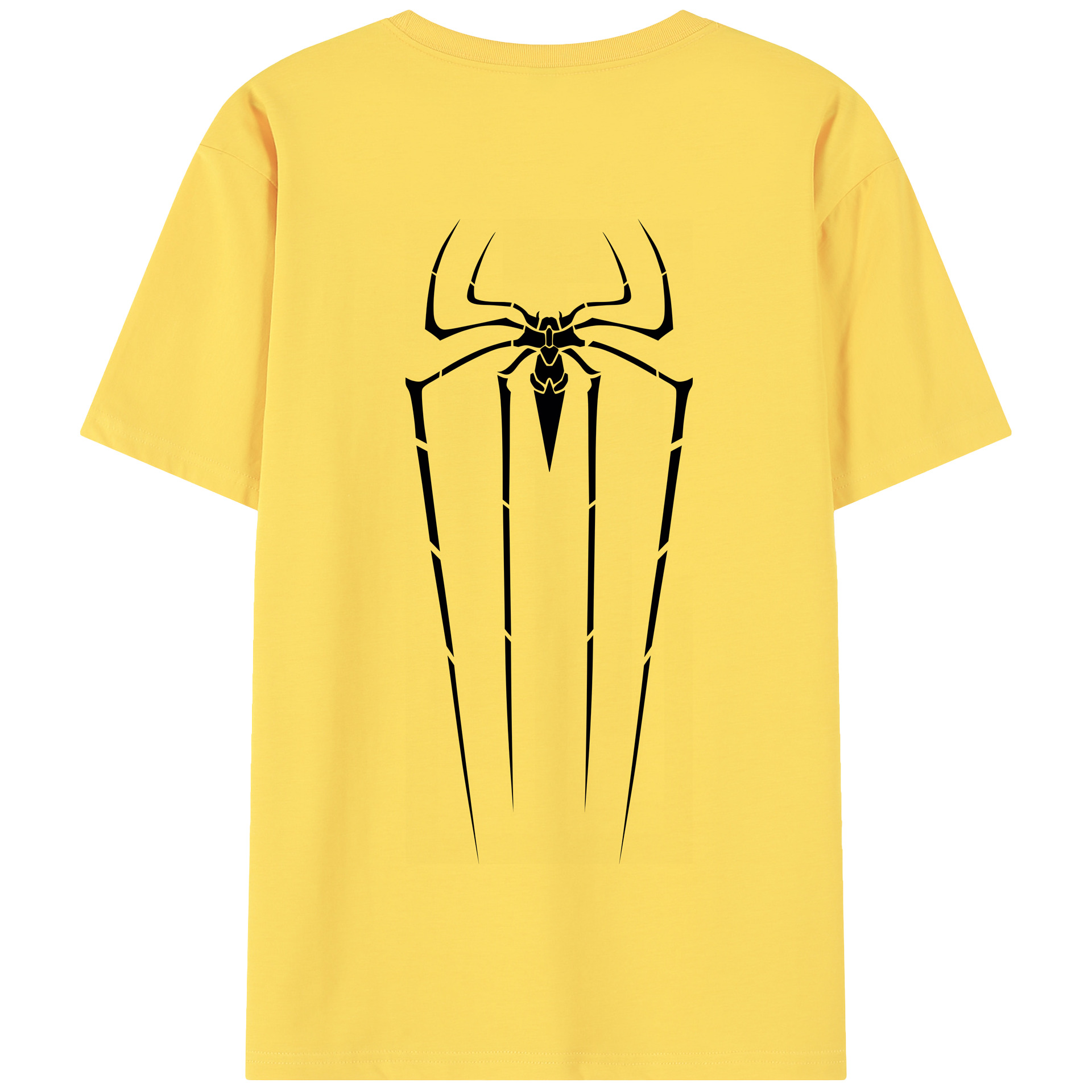 （画像用） Spider Man スパイダーマン 綿100％半袖Tシャツ（背面プリント）